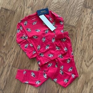 NWT polo bear Ralph Lauren pajamas size 6